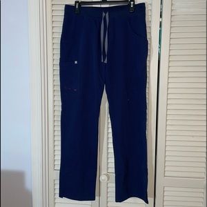 Navy Figs Kade Cargo Scrub Pants